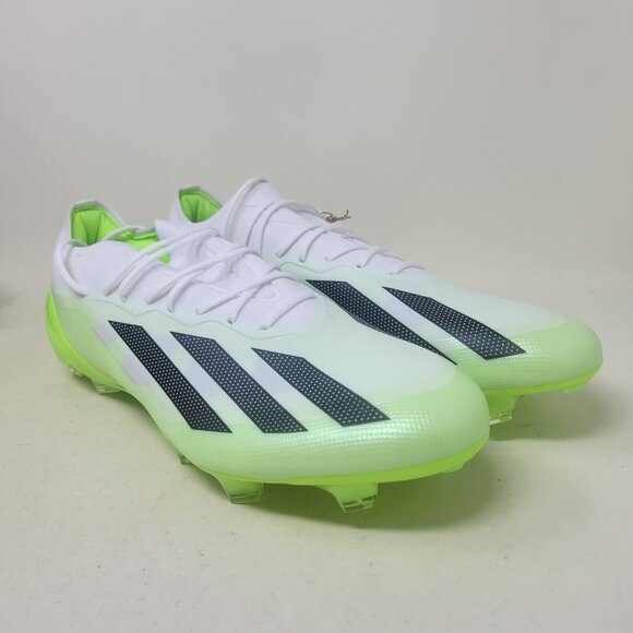 Adidas X Crazyfast.1 FG Soccer Cleats White Green HQ4516 Men's Size 13 - Picture 1 of 10